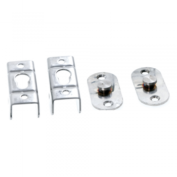 Stainless steel connection for removable ladders