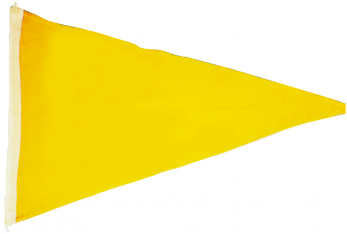TRIANG YELLOW FLAG. CM.20X30