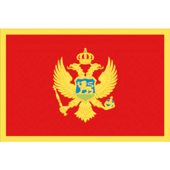 MONTENEGRO FLAG 20X30 CM