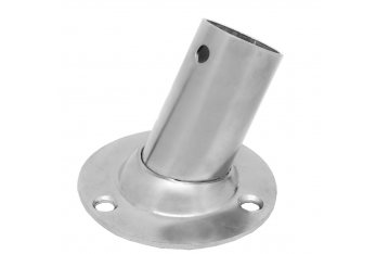 STAINLESS STEEL BASE 60 ° Ø MM.22