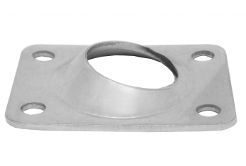 STAINLESS STEEL BASE 60 ° Ø MM.22