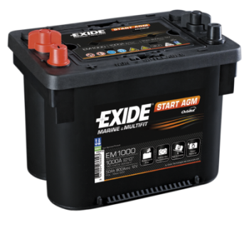 EXIDE Maxxima batteries with AGM technology