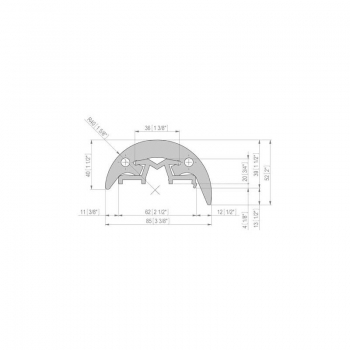 Bottazzo Radial Fender Profile H 85 mm