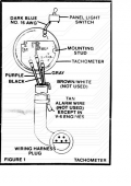 Tachometer wiring for OMC