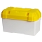 Battery box white/yellow moplen 120 A 