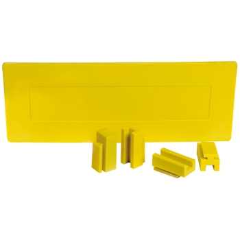 Battery box white/yellow moplen 120 A 