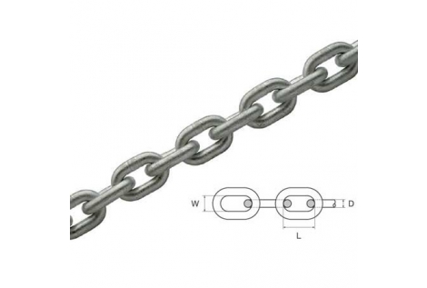 Galvanized steel chain