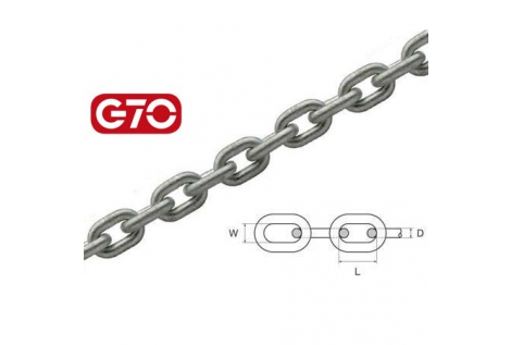 Calibrated Chain G70 In Galvanized Steel