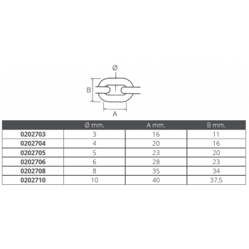 GENOVESE STAINLESS STEEL CHAIN Ø MM.3