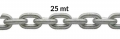 Galvanized calibrated chain 25mt