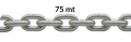 Galvanized calibrated chain 75mt