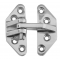 Mirror polished hatch hinges mm.70x72