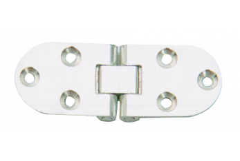 STAINLESS STEEL HINGE WITH STOP 80X30