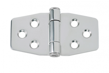 STAINLESS STEEL HINGE WITH CLUTCH 40X76 MM
