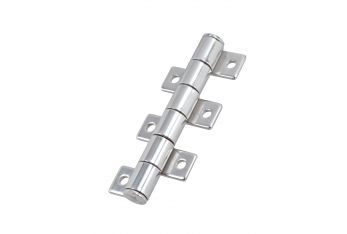 STAINLESS STEEL HINGE WITH CLUTCH 51X28 MM
