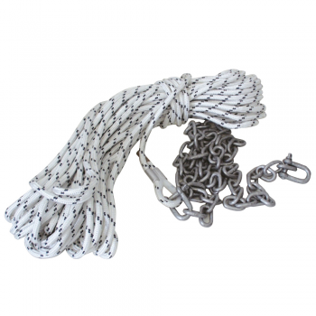 Anchor Top + Galvanized Chain + Shackles