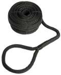 Mooring line with eye black 14 mm x 9 m 
