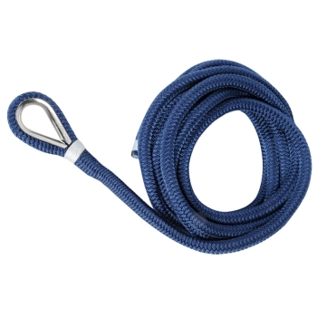 Spliced mooring line blue 14 mm x 9 m 