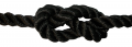 Black twisted rope a.t.