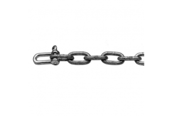 Pack 5 mt. Genoese Hot-Dip Galvanized Chain Complete with Grillo