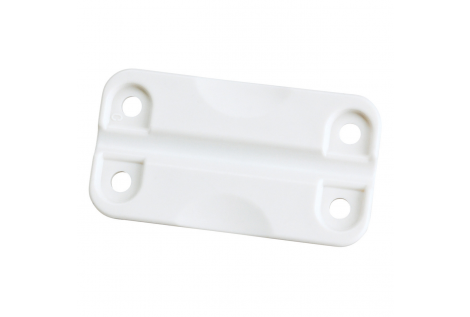 PAIR OF PLASTIC HINGES