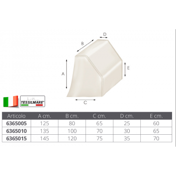 CONSOLE COVER CM.125X80X65