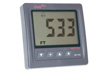 CruzPro D110 Depth Sounder - Transd. Stern