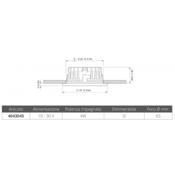 RECESSED SPOTLIGHT BLAKE HP