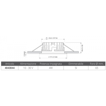 RECESSED SPOTLIGHT BLAKE LP