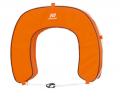 Horseshoe buoy with removable cover