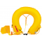 Inflatable horseshoe buoy