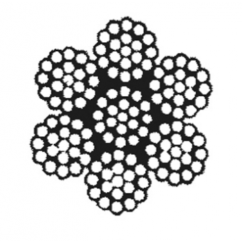 STAINLESS STEEL ROPE 133 WIRES Ø MM.2