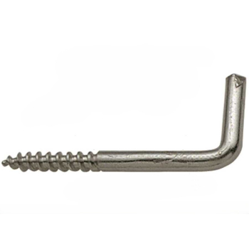 L screw hook 50mm s/steel
