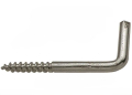 L screw hook 50mm s/steel