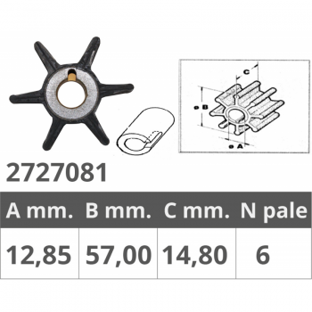 IMPELLER FORCE 2T 9.9-15 HP