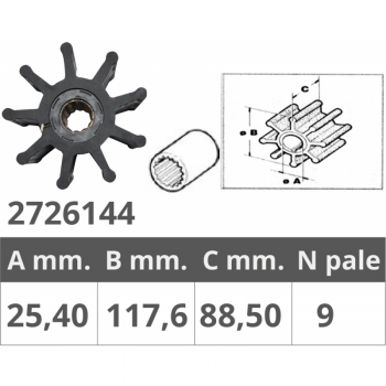 IMPELLER JABSCO 17240-0001e1879-0001