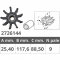 Jabsco impeller 17240-0001e1879-0001