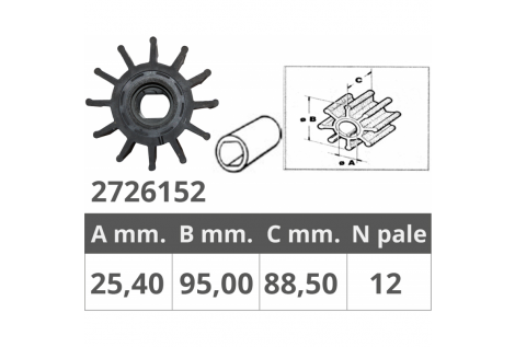 IMPELLER JABSCO 17370-001