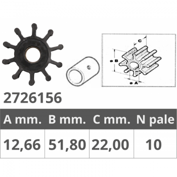 JABSCO IMPELLER 18673-0001