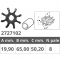 Jabsco impeller 4598-0001