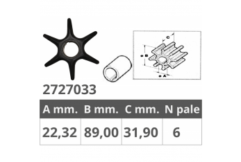 IMPELLER JOHNSON / EV. 2T V4-V6