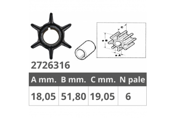 IMPELLER SELVA 4T 50-60 HP