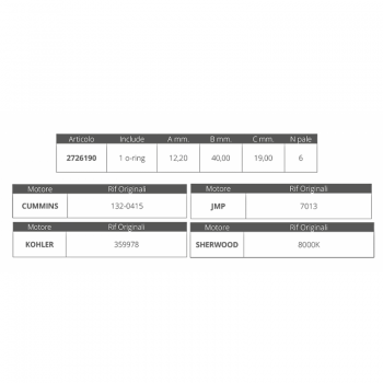IMPELLER SHERWOOD 8000K