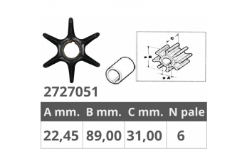 IMPELLER YAMAHA / MERCURY / SELVA 2 / 4T