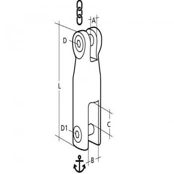 Fixed joint in stainless steel