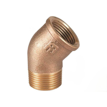 Elbow 45 f-f 3/8" brz