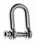 Aisi 316 s.s. flush pin d shackles