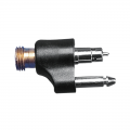 Male tank connector npt 1/4