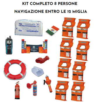 Safety Equipment Kit Within 6 Miles 4 or 6 people