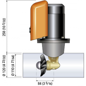COMPLETE KIT PROPELLER BTQ 110-25
